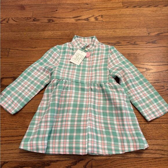 NWT The Beaufort Bonnet Company Penelope Pea Coat in Putney Plaid - Picture 3 of 5